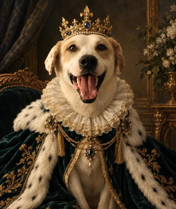 Dog portrait for Jameson H.