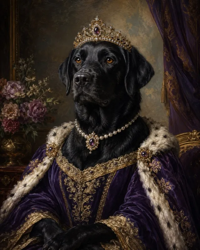 Dog portrait for Sari P.